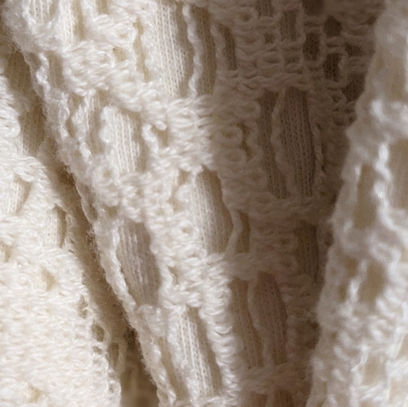 Dreamy Bohemian: Cream Lace Bell Sleeve Mini (American Eagle) (XXS) - Picture 6 of 11